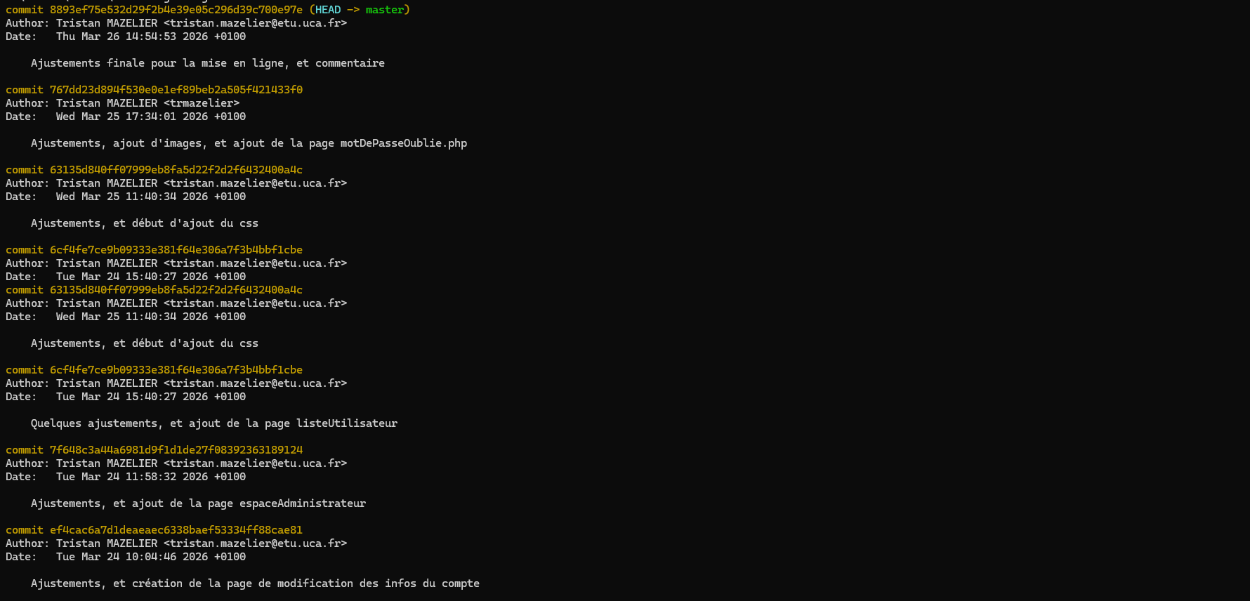 Commit git